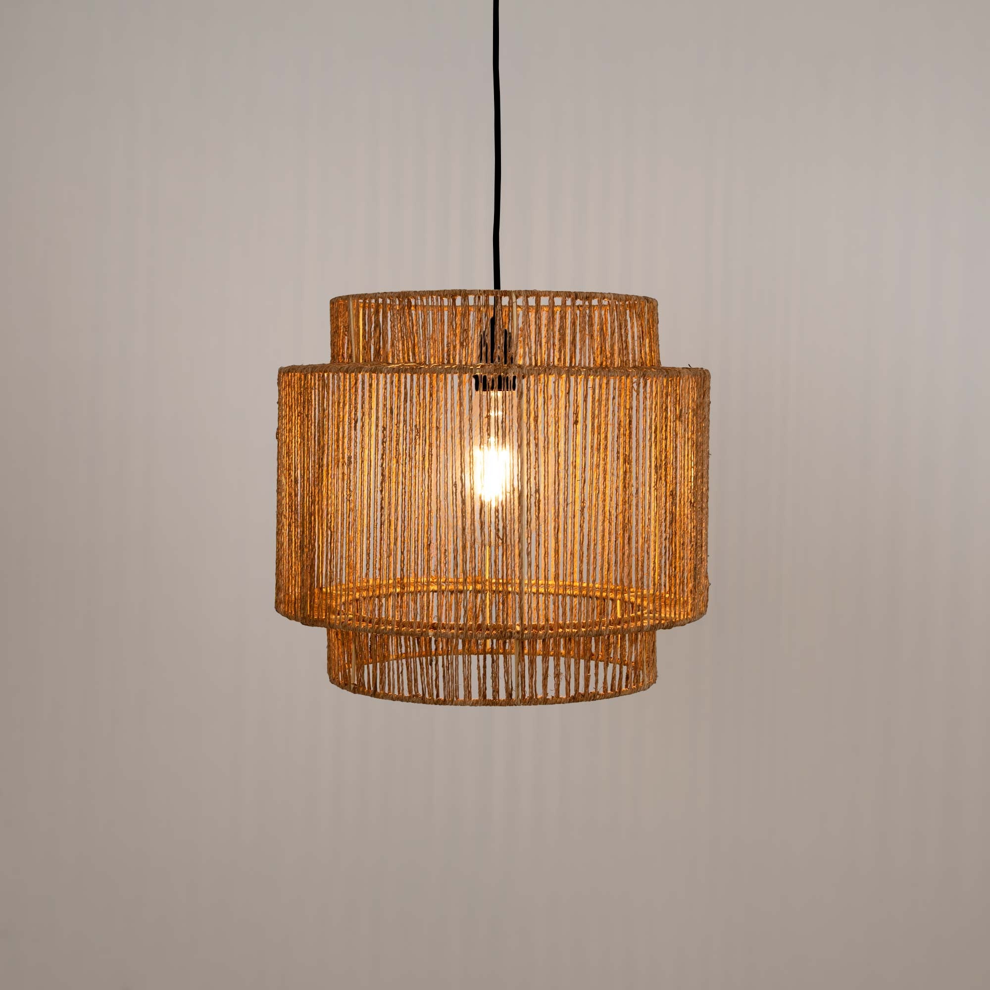 Lámpara colgante de yute "RAWA" - E27 (31)