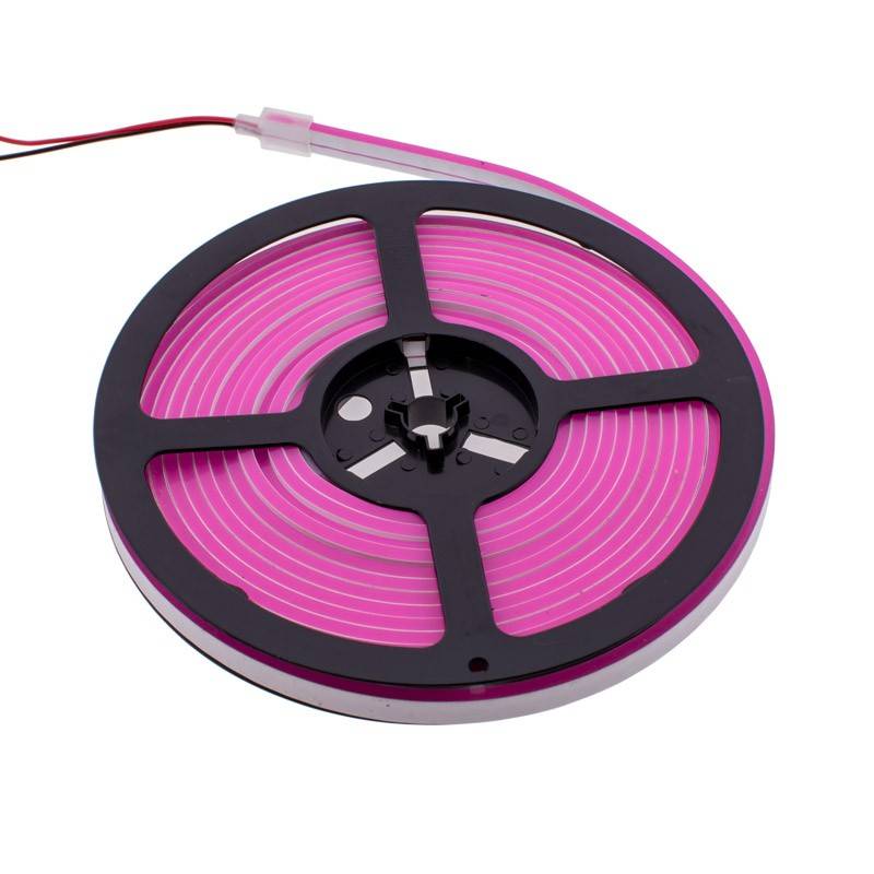 Neón LED Flexible 24V DC - 4x10mm - 5 metros - 13W/m - 120 LED/m - IP67 - Curvatura lateral (5)