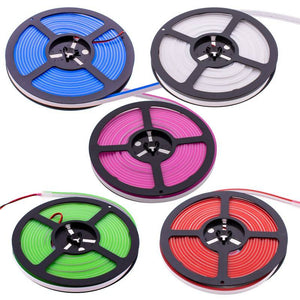 Neón LED Flexible 24V DC - 4x10mm - 5 metros - 13W/m - 120 LED/m - IP67 - Curvatura lateral