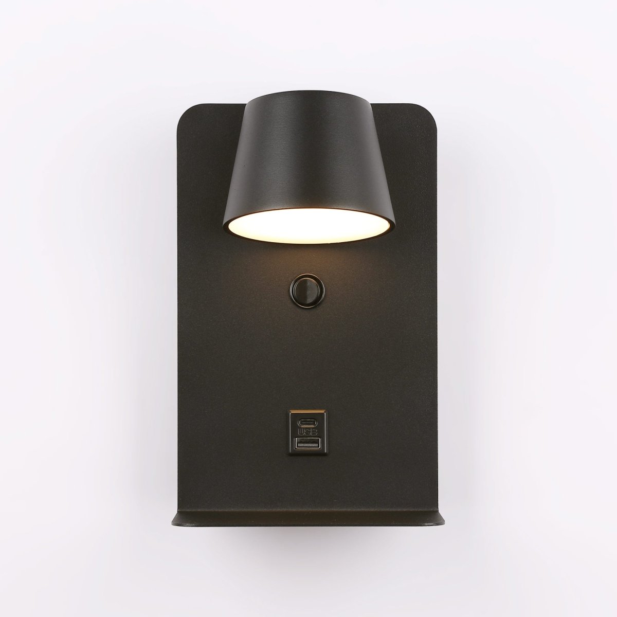 Aplique de pared para lectura "BASKOP" - Puerto USB + USB-C - 6W - Barcelona Led-Decoración