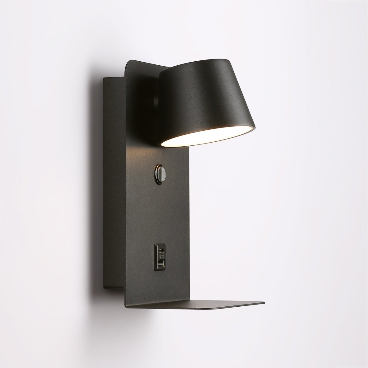 Aplique de pared para lectura "BASKOP" - Puerto USB + USB-C - 6W - Barcelona Led-Decoración