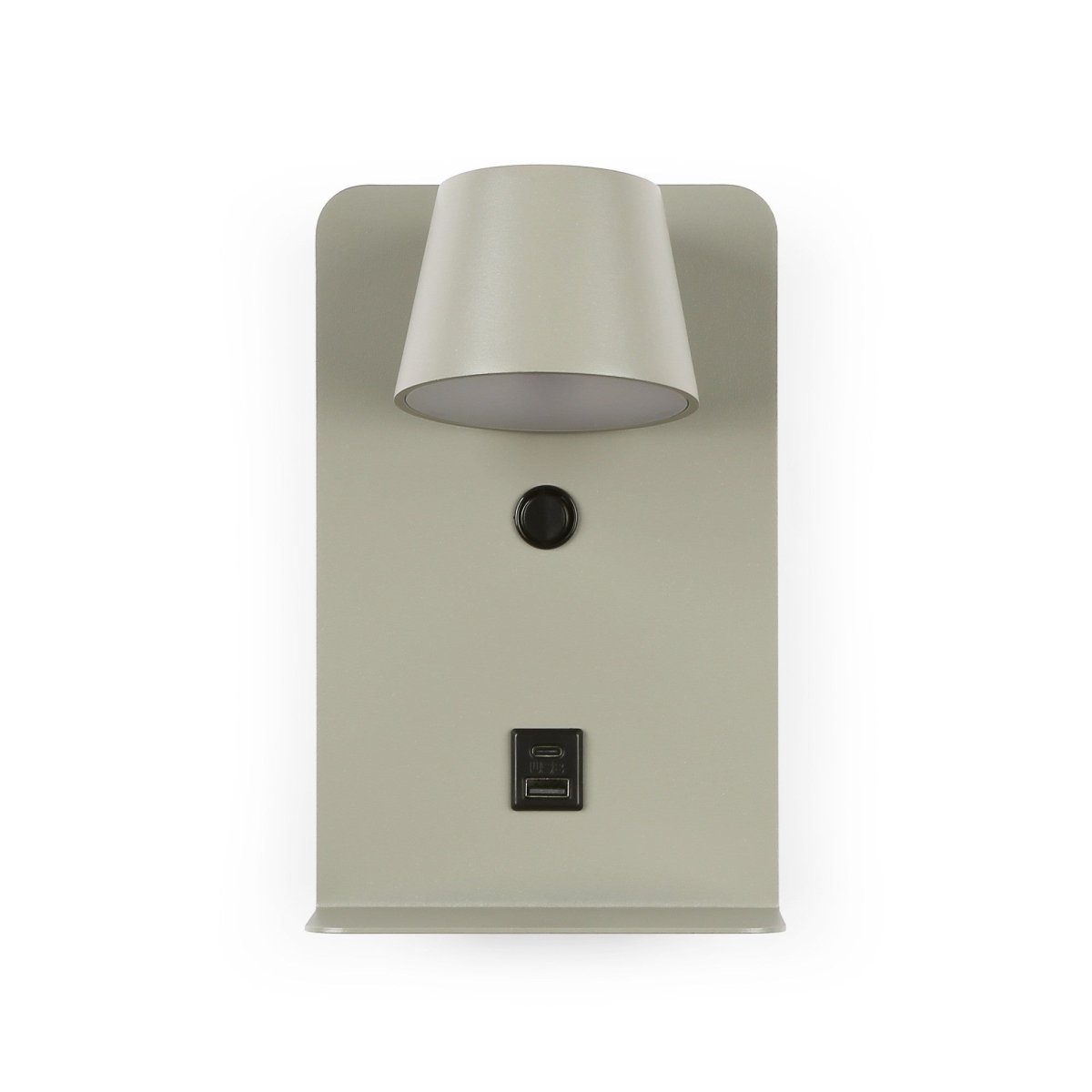 Aplique de pared para lectura "BASKOP" - Puerto USB + USB-C - 6W - Barcelona Led-Decoración