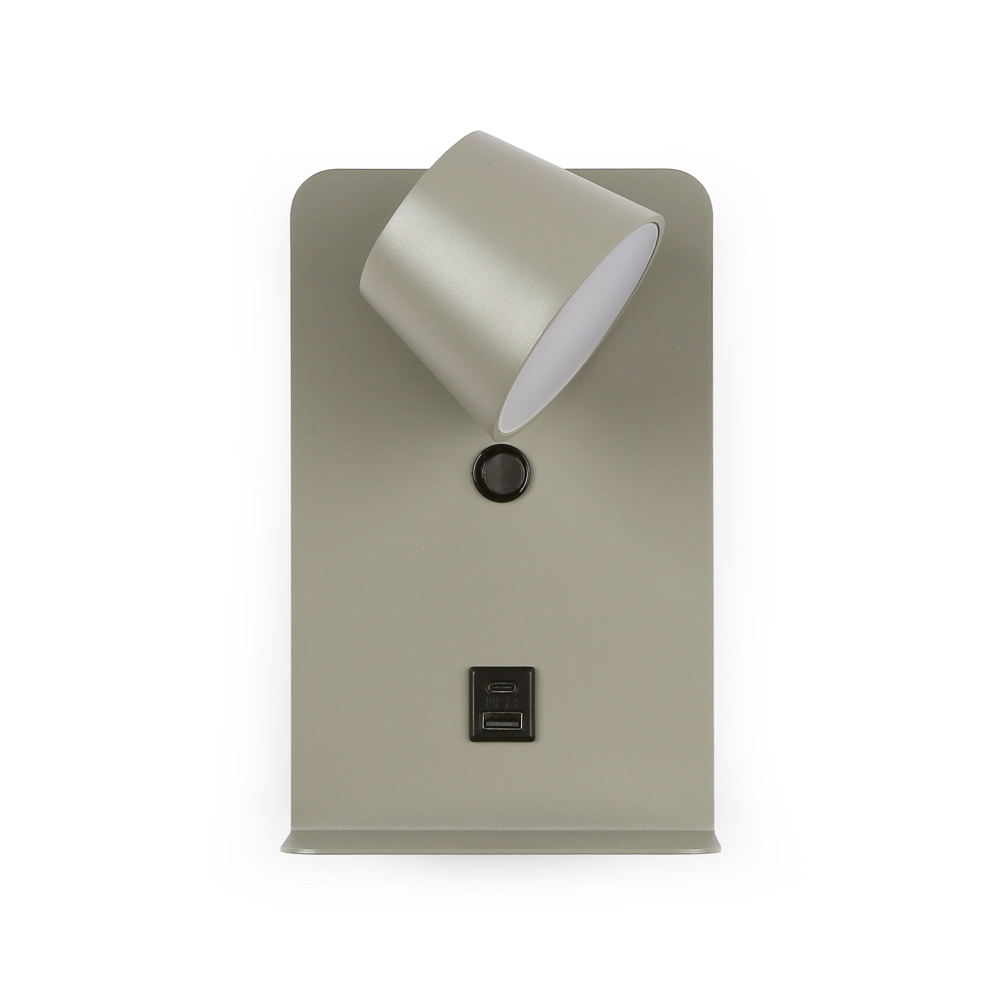 Aplique de pared para lectura "BASKOP" - Puerto USB + USB-C - 6W (38)