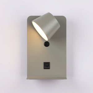 Aplique de pared para lectura "BASKOP" - Puerto USB + USB-C - 6W (40)