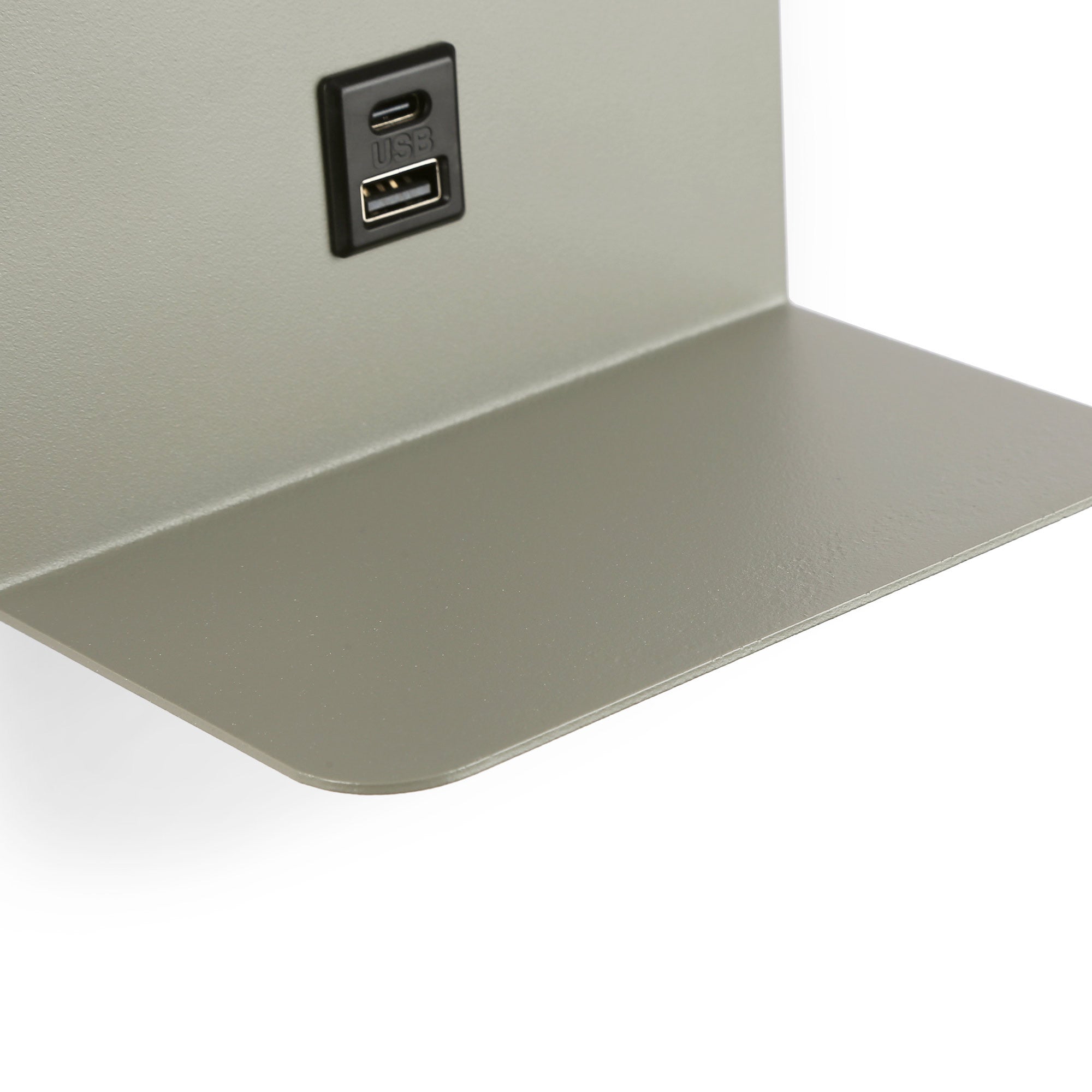 Aplique de pared para lectura "BASKOP" - Puerto USB + USB-C - 6W (54)