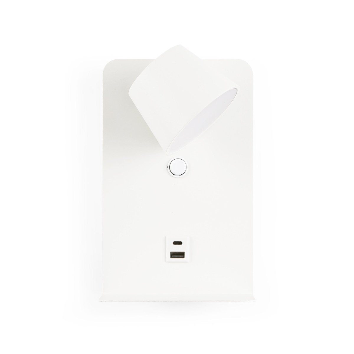 Aplique de pared para lectura "BASKOP" - Puerto USB + USB-C - 6W - Barcelona Led-Decoración
