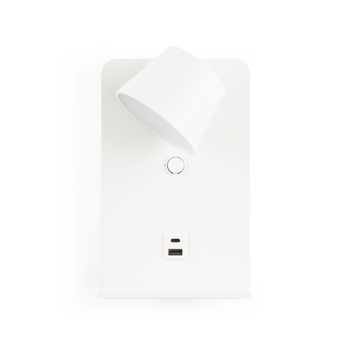 Aplique de pared para lectura "BASKOP" - Puerto USB + USB-C - 6W - Barcelona Led-Decoración