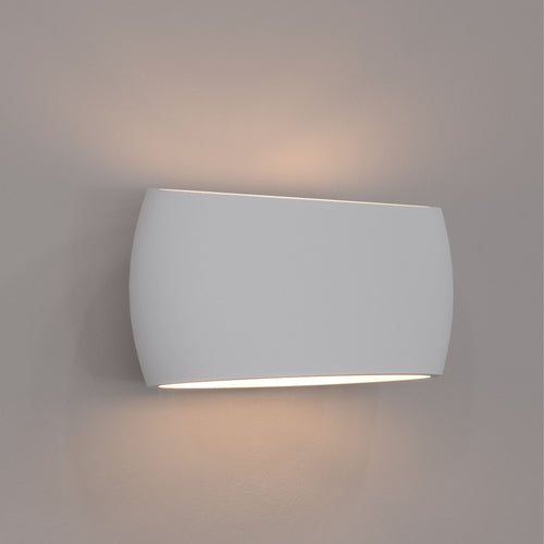 Plaster wall sconce 