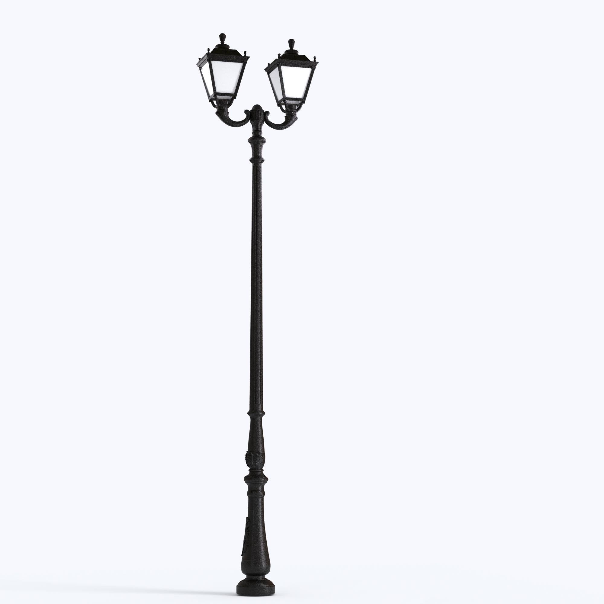 Poste de luz exterior doble Farola "TOBIA" Fumagalli - CCT - 2 x 30W - 8 opciones - E27 (14)