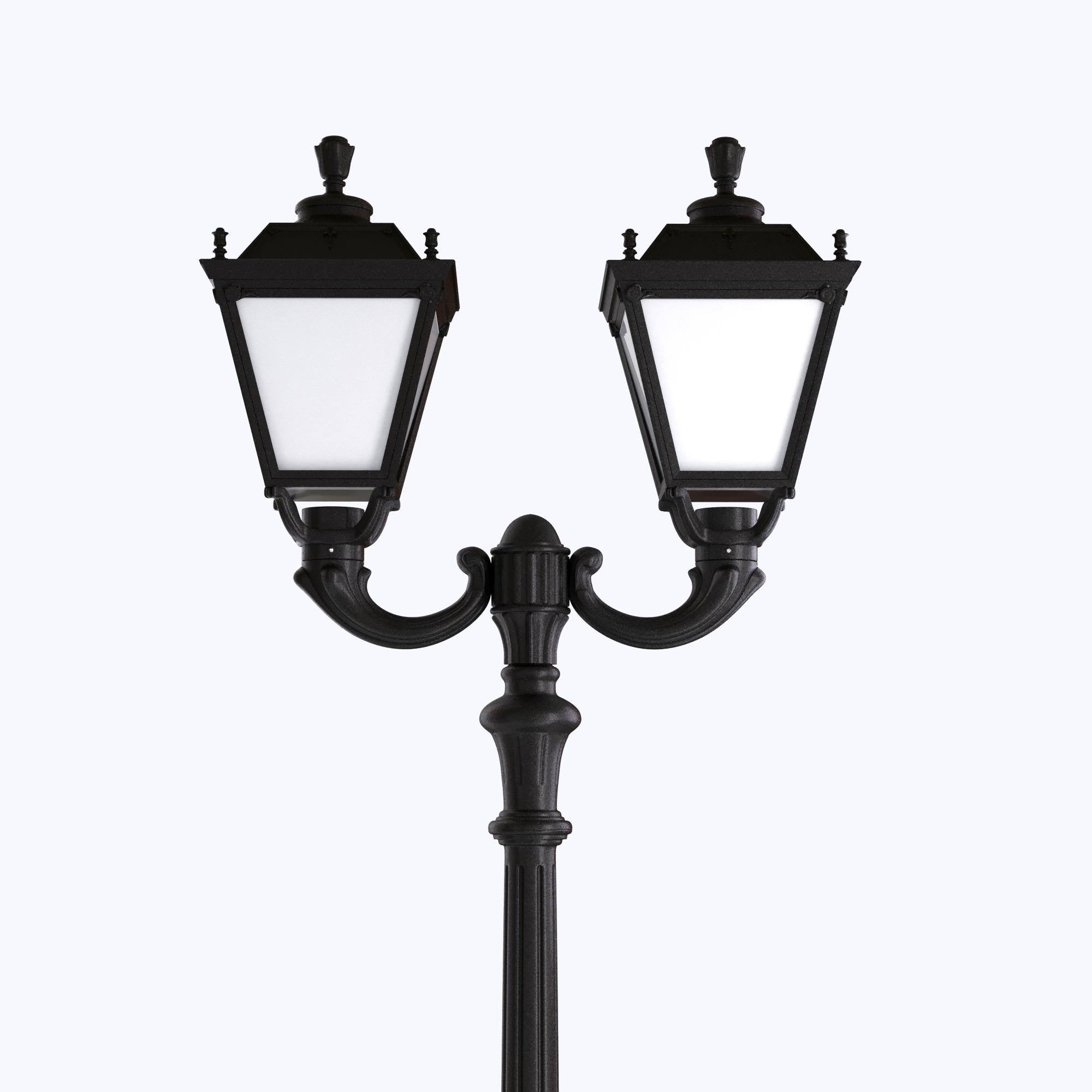 Poste de luz exterior doble Farola "TOBIA" Fumagalli - CCT - 2 x 30W - 8 opciones - E27 (16)