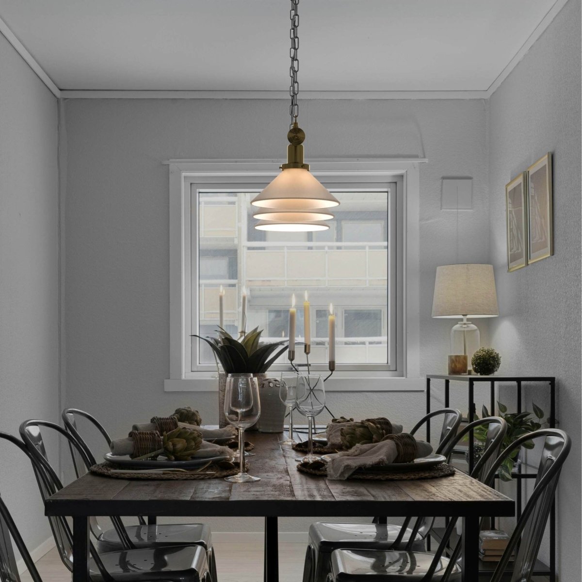 Lámpara colgante vintage "BANQUERO" - 3 x E27 - Barcelona Led-Decoración