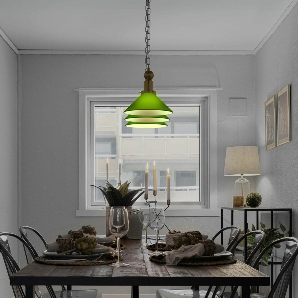 Lámpara colgante vintage "BANQUERO" - 3 x E27 - Barcelona Led-Decoración