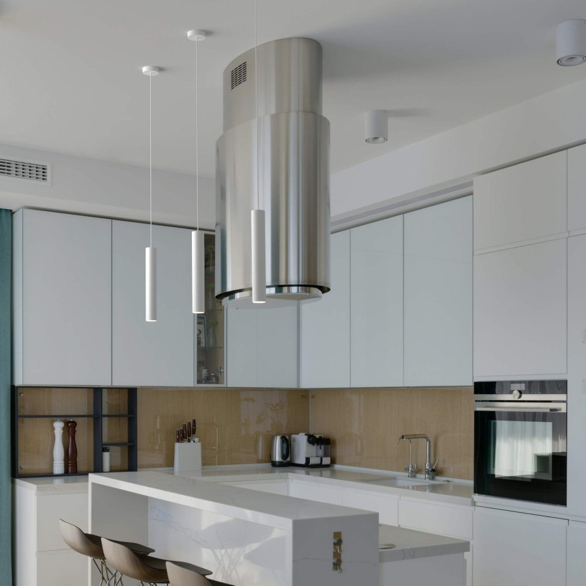 Lámpara colgante minimalista "Bila 400" - GU10 - Barcelona Led-Decoración