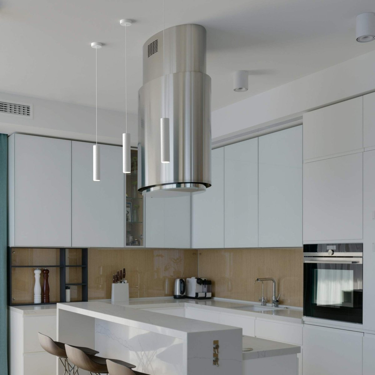 Lámpara colgante minimalista "Bila 300" - GU10 - Barcelona Led-Decoración