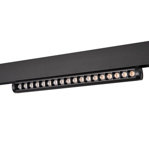 Foco lineal orientable para carril magnético 48V - 18W - Chip OSRAM - UGR18 - CRI90 (8)