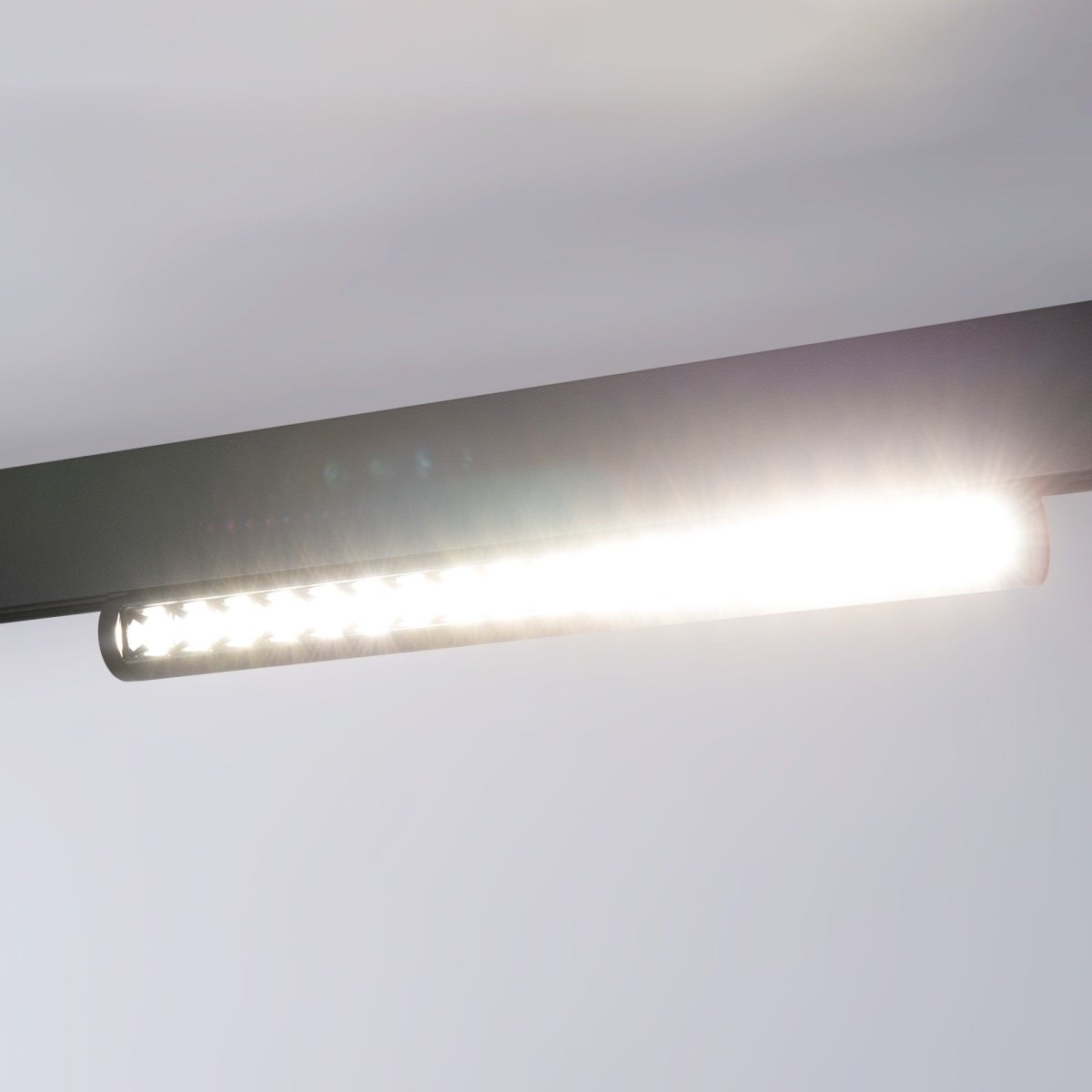 Foco lineal orientable para carril magnético 48V - 18W - Chip OSRAM - UGR18 - CRI90 - Barcelona Led-