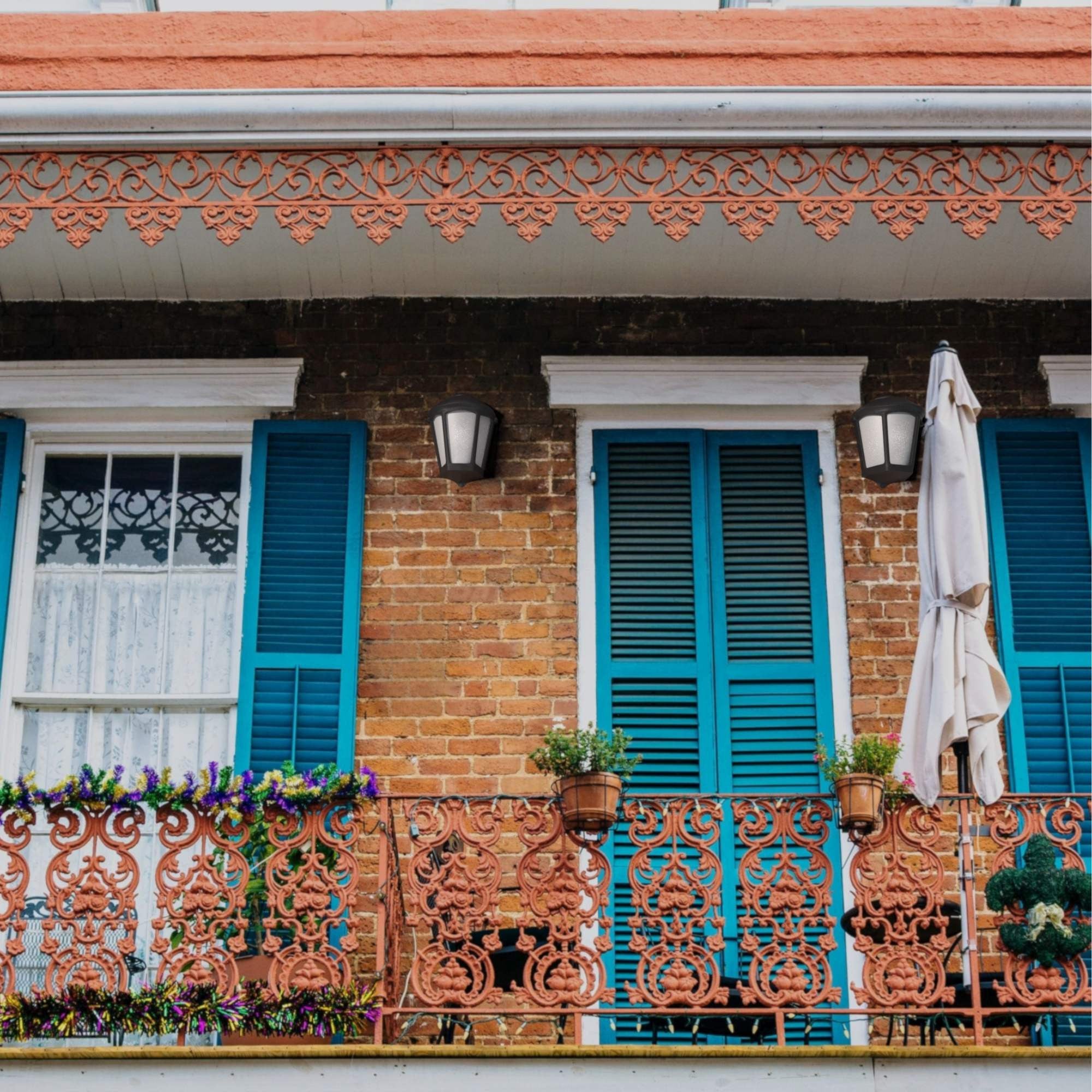 Aplique de pared tipo farol FUMAGALLI "FABIO" - E27 - IP55 (22)