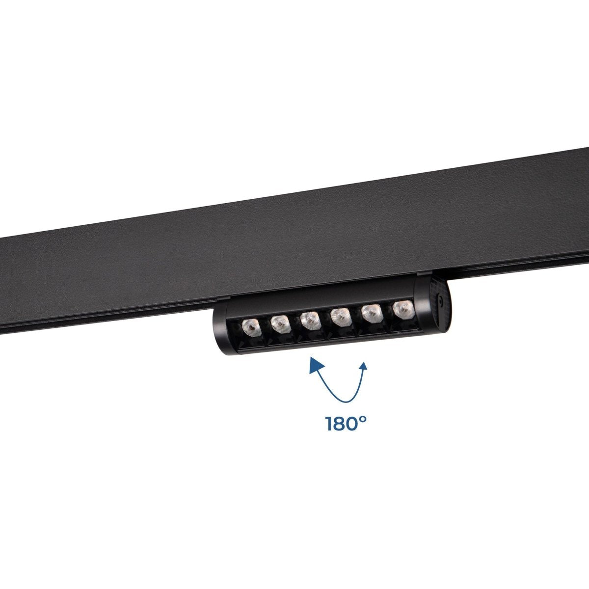 Foco lineal orientable para carril magnético 48V- 6W - Chip OSRAM - UGR18 - CRI90 - Barcelona Led-