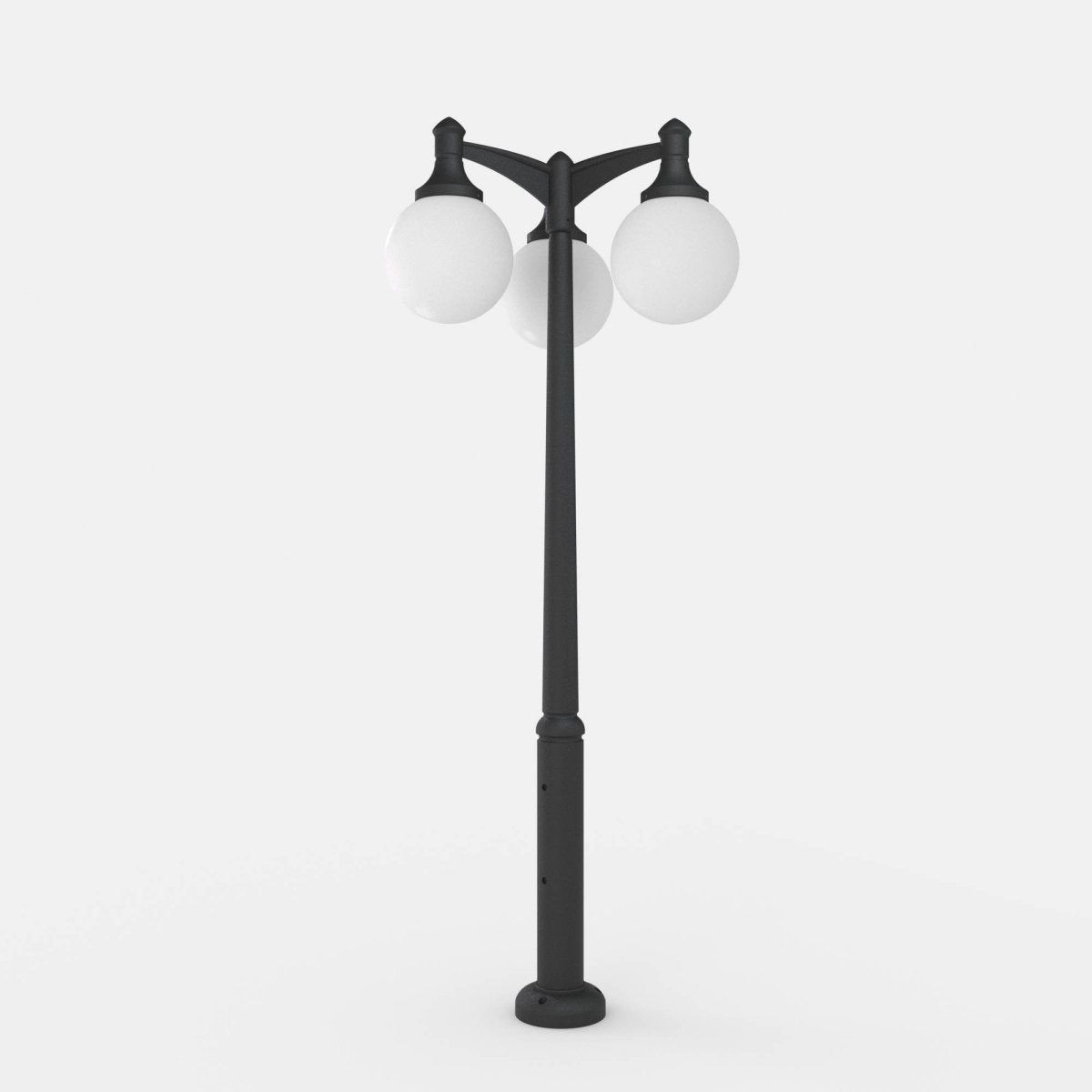 Poste Exterior de Tres Luces "GLOBE 400 MODERN" Fumagalli - 4 opciones - E27 - Barcelona Led-