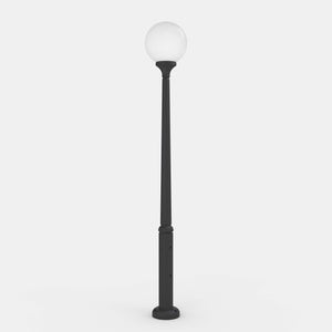 Poste de luz exterior "GLOBE 400 MODERN" Fumagalli - 4 opciones - E27