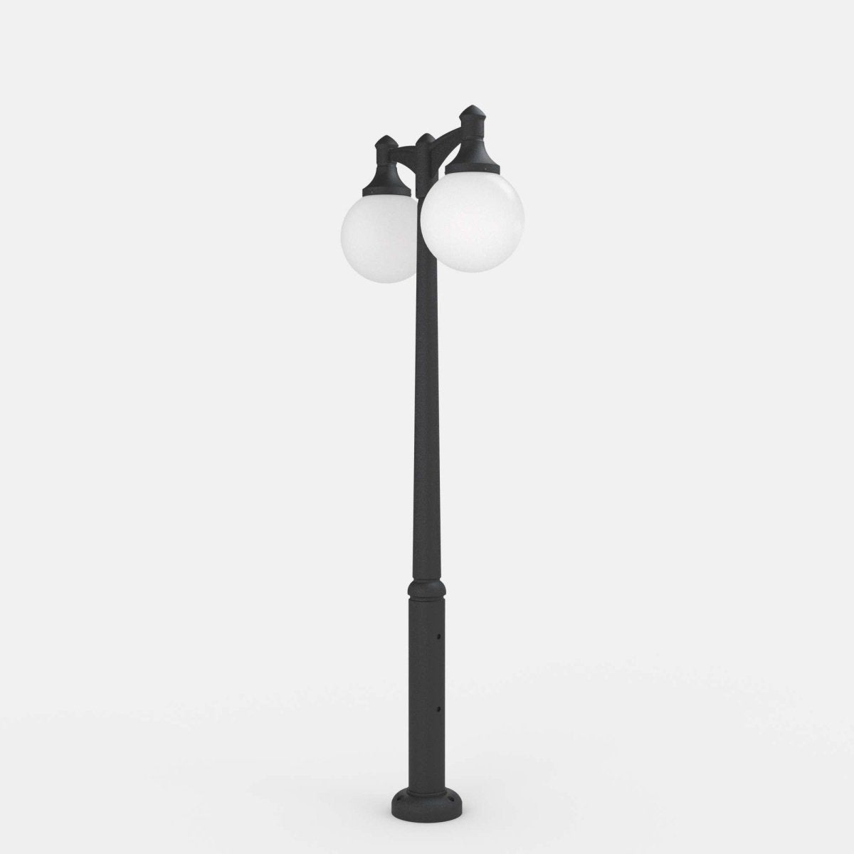 Poste Exterior de Dos Luces "GLOBE 400 MODERN" Fumagalli - 4 opciones - E27 - Barcelona Led-