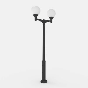 Poste Exterior de Dos Luces "GLOBE 400 MODERN" Fumagalli - 4 opciones - E27