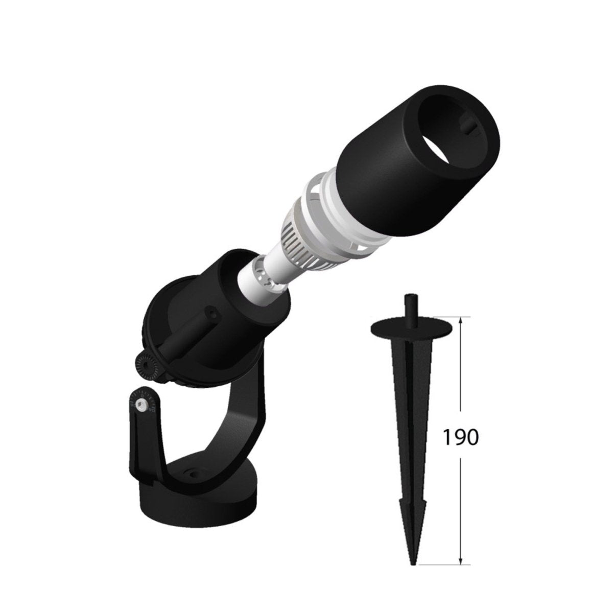 Estaca LED de jardín FUMAGALLI "MINITOMMY SPIKE" - GU10 - CCT - IP66 - Barcelona Led-