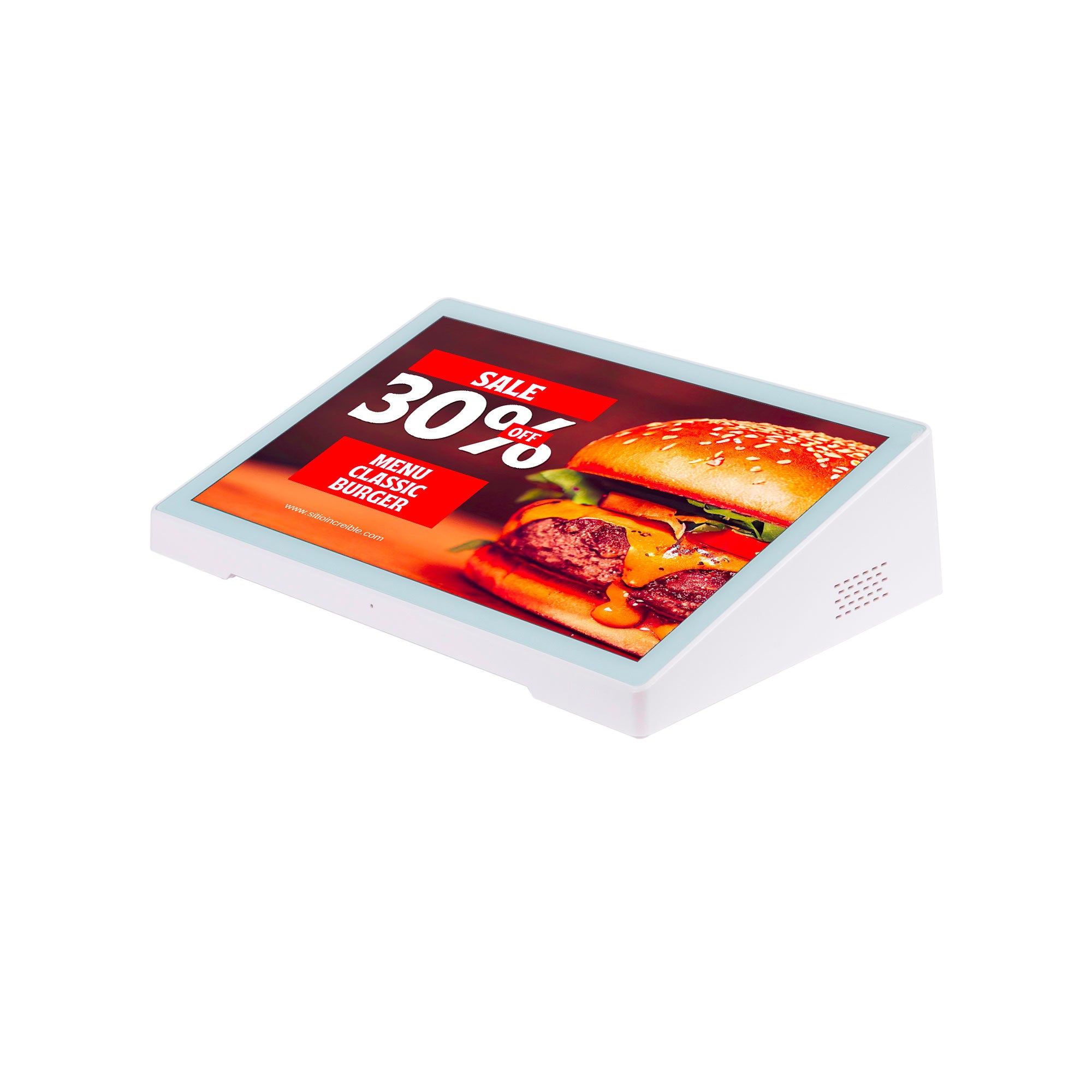 Display publicitario LCD de mesa 10.1'' - Pantalla horizontal - Táctil - Android 11