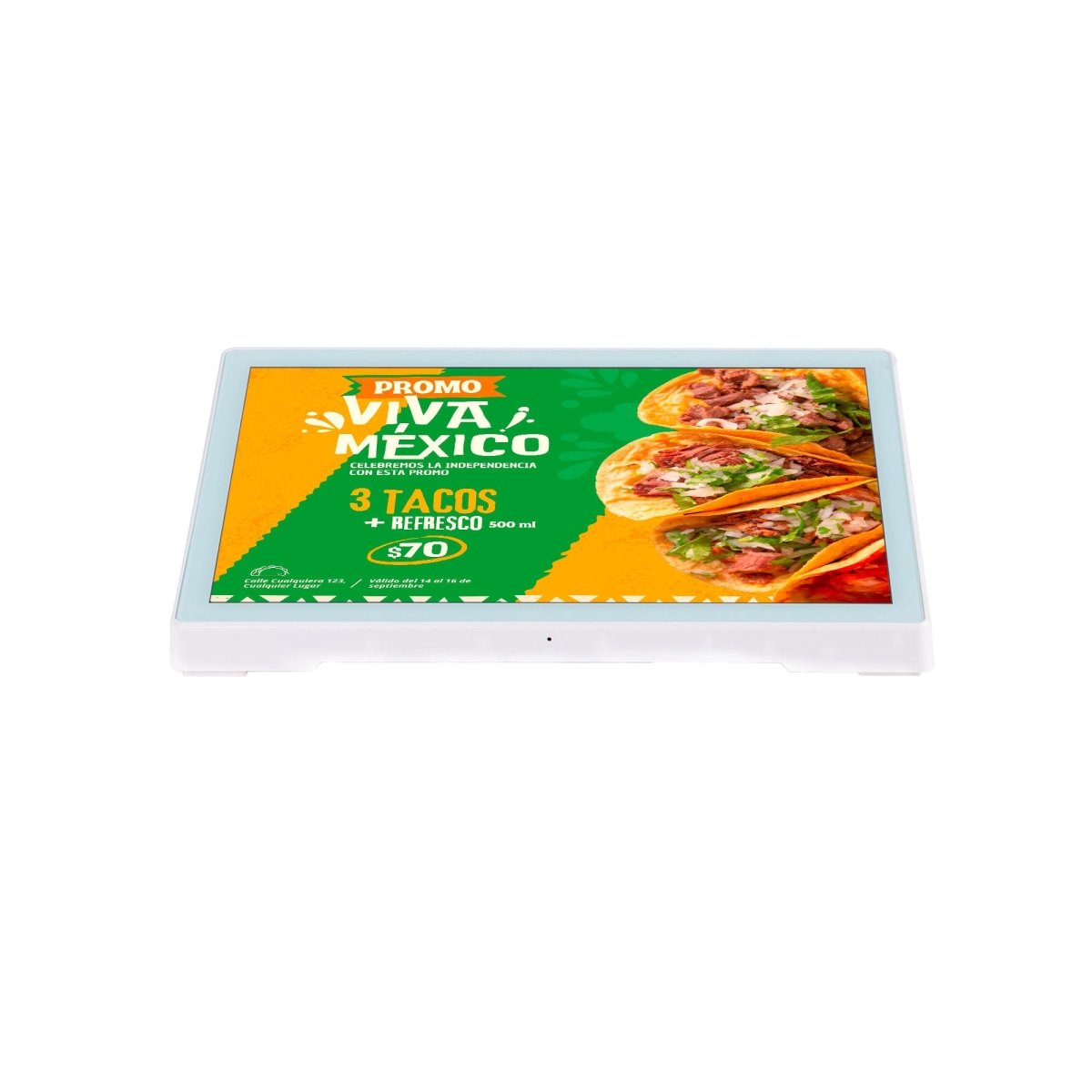 Display publicitario LCD de mesa 10.1'' - Pantalla horizontal - Táctil - Android 11 - Barcelona Led-Signage