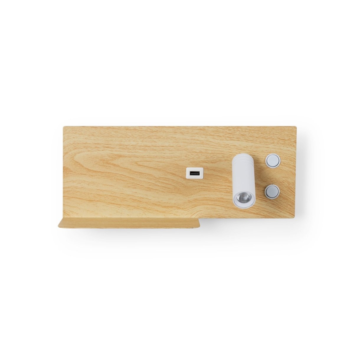 Aplique de pared para lectura con puerto USB "Kerta" - Iluminación doble - 3W+7W - Barcelona Led-Decoración