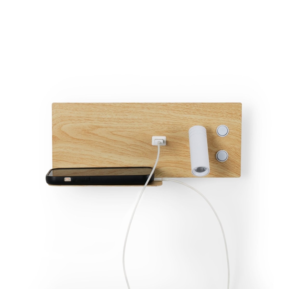 Aplique de pared para lectura con puerto USB "Kerta" - Iluminación doble - 3W+7W - Barcelona Led-Decoración