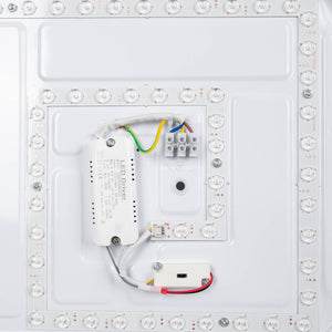 Lámpara de techo LED CCT tipo plafón - 36W - Efecto madera - Ø50cm (13)