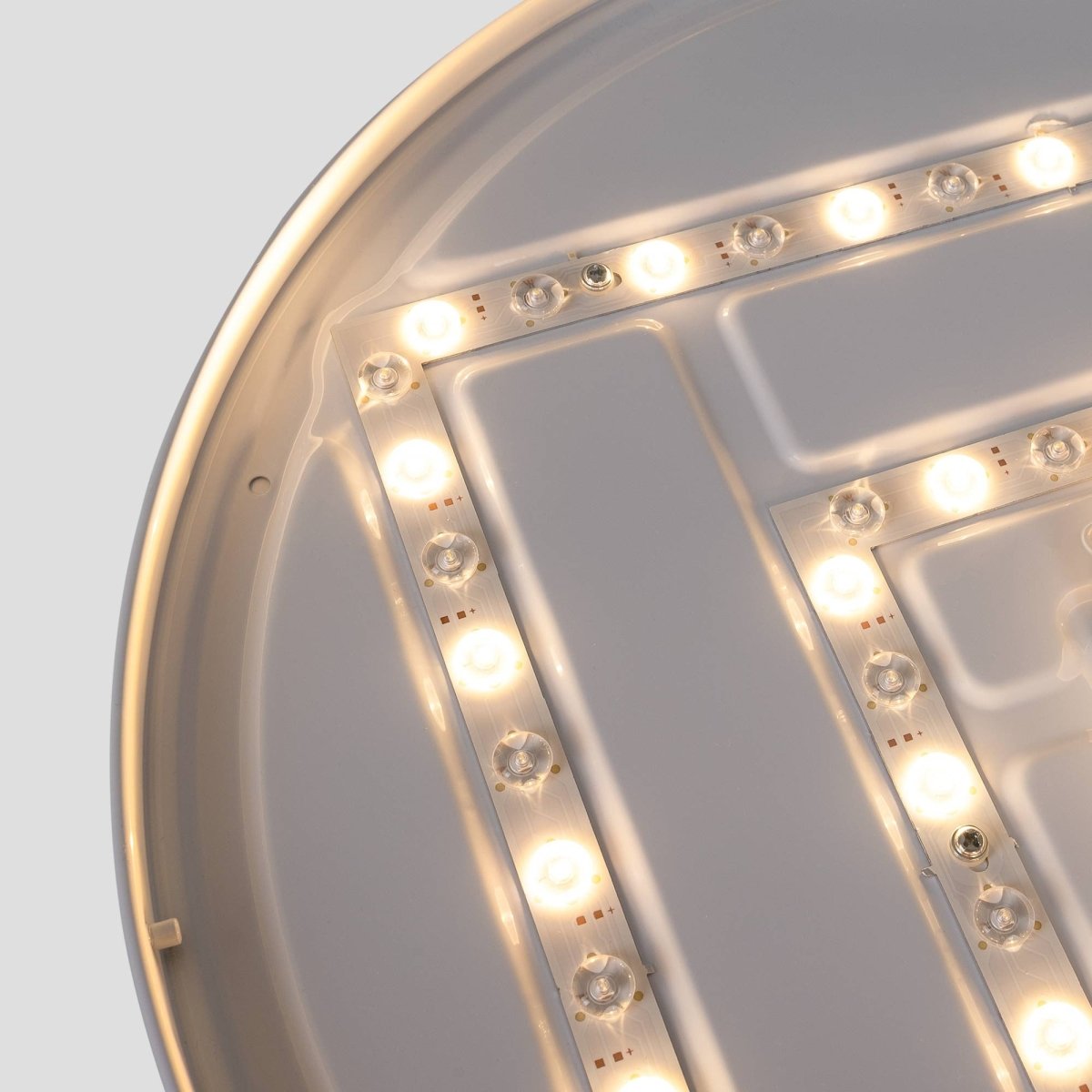 Lámpara de techo LED CCT tipo plafón - 36W - Efecto madera - Ø50cm - Barcelona Led-