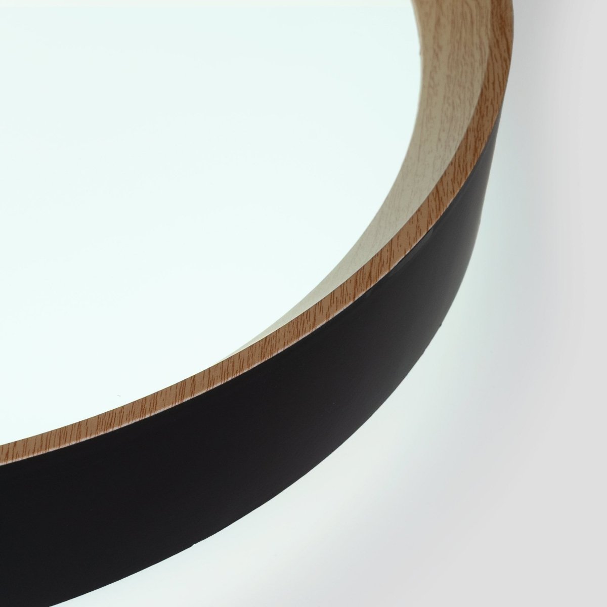 Lámpara de techo LED CCT tipo plafón - 36W - Efecto madera - Ø50cm - Barcelona Led-