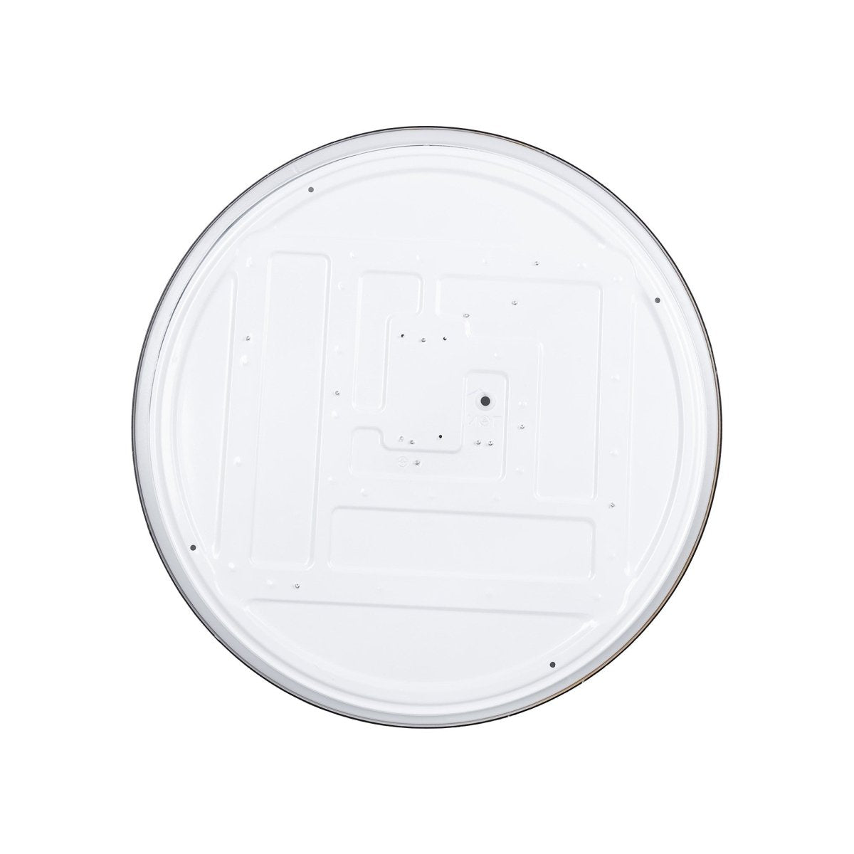 Lámpara de techo LED CCT tipo plafón - 36W - Efecto madera - Ø50cm - Barcelona Led-