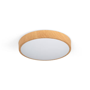 Plafón de techo LED CCT - 24W - Color madera - Ø40cm (2)