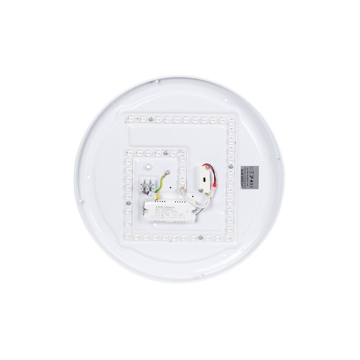 Plafón de techo LED CCT - 24W - Color madera - Ø40cm - Barcelona Led-