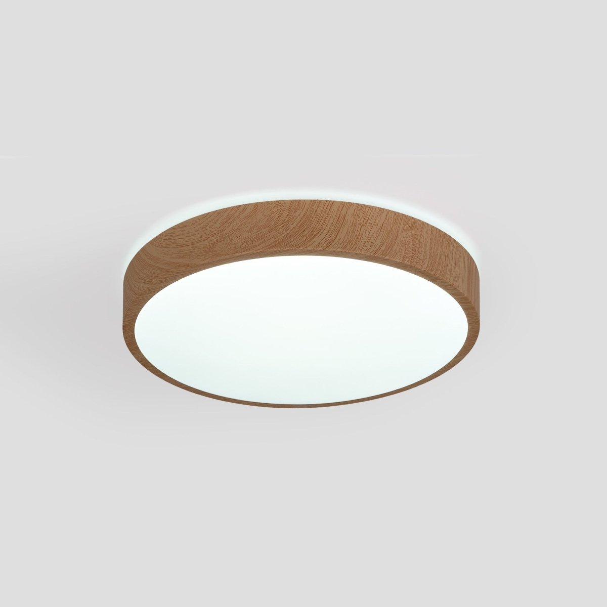 Plafón de techo LED CCT - 24W - Color madera - Ø40cm - Barcelona Led-