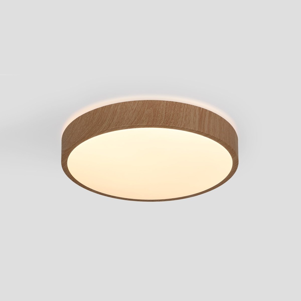 Plafón de techo LED CCT - 24W - Color madera - Ø40cm - Barcelona Led-