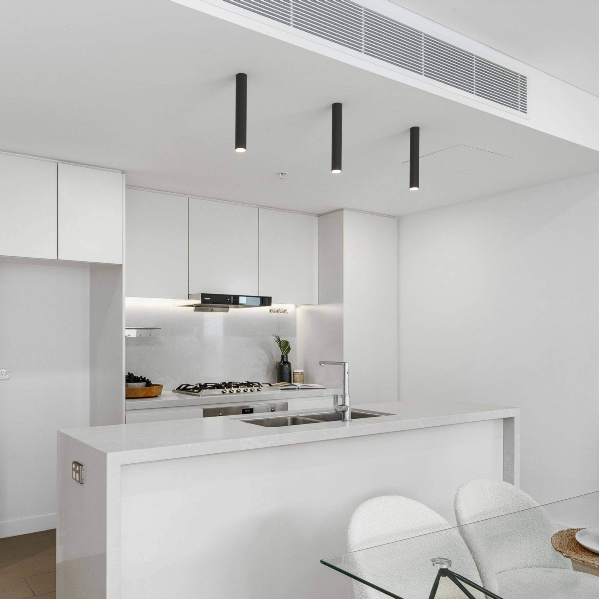 Aplique de techo aluminio "Sandy 40" - 40cm - GU10 (20)