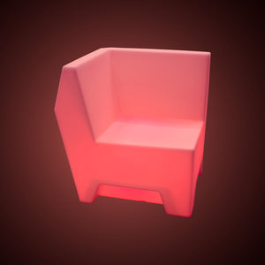 Asiento luminoso LED RGBW - 16W - Recargable - IP65 (8)