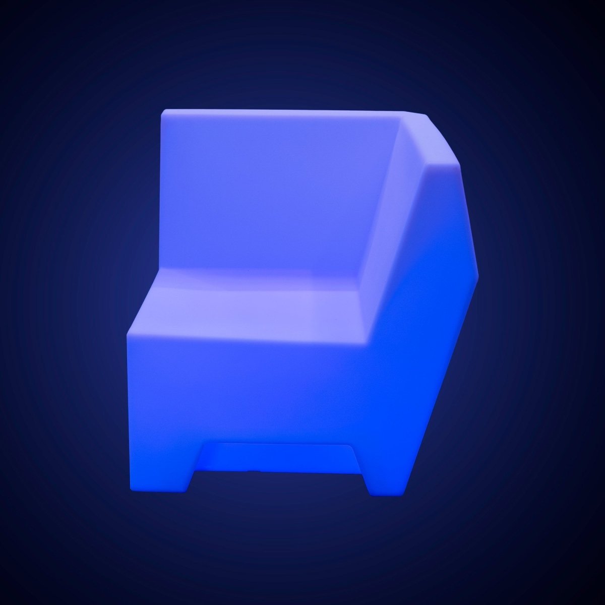 Asiento luminoso LED RGBW - 16W - Recargable - IP65 - Barcelona Led-Mobiliario