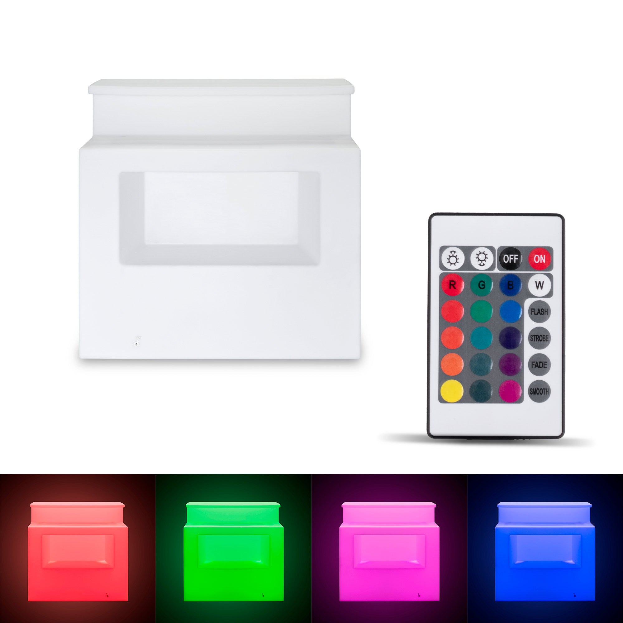 Barra de bar LED RGBW - 2 x 5W - Recargable (1)