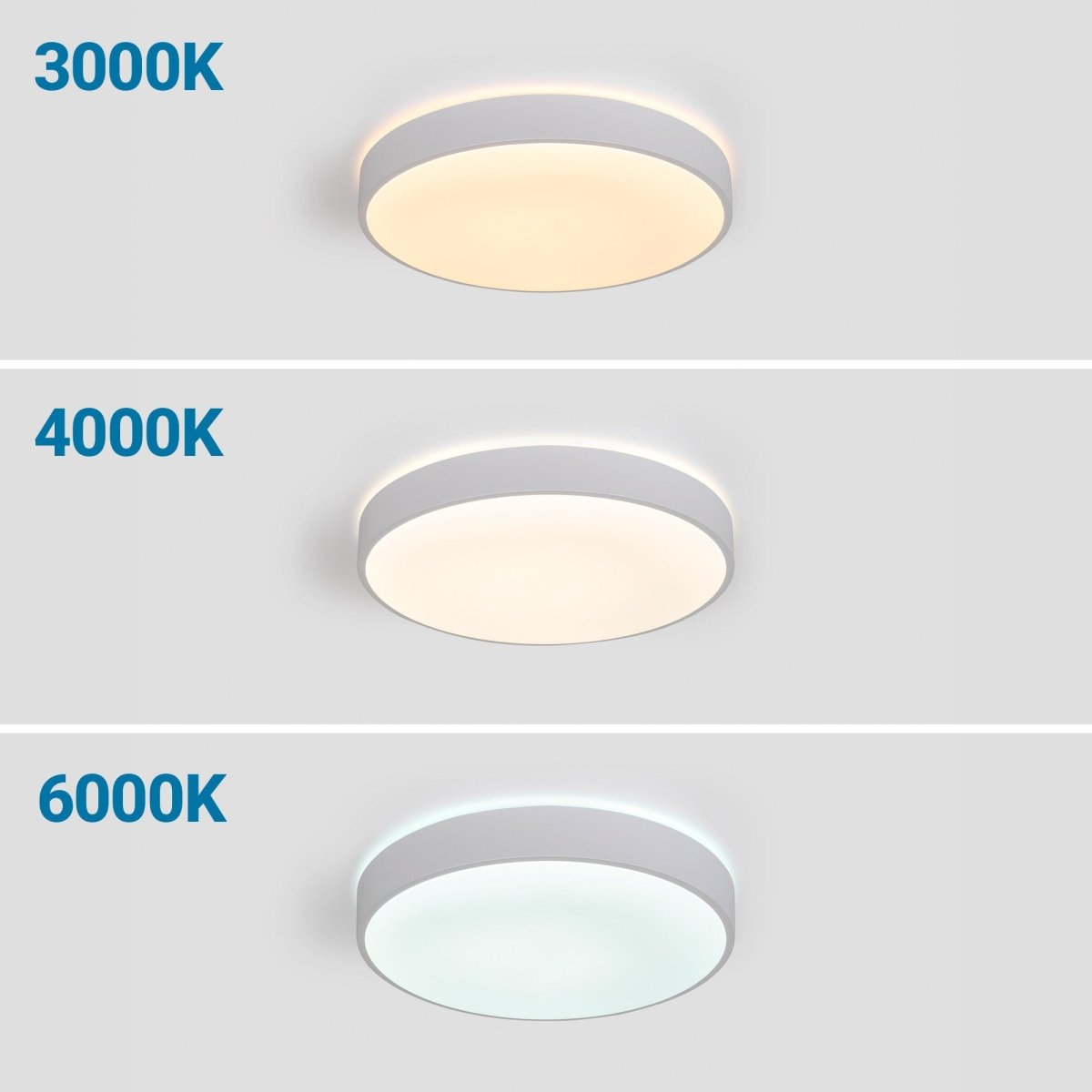 Lámpara de techo LED tipo plafón - CCT - 14W - Ø27cm - Barcelona Led-