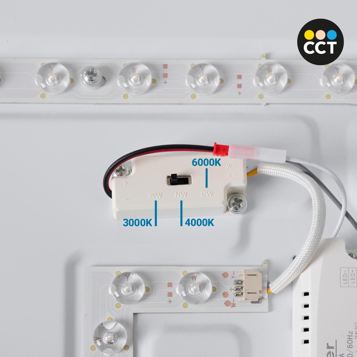 Lámpara de techo LED tipo plafón - CCT - 24W - Ø40cm - Barcelona Led-
