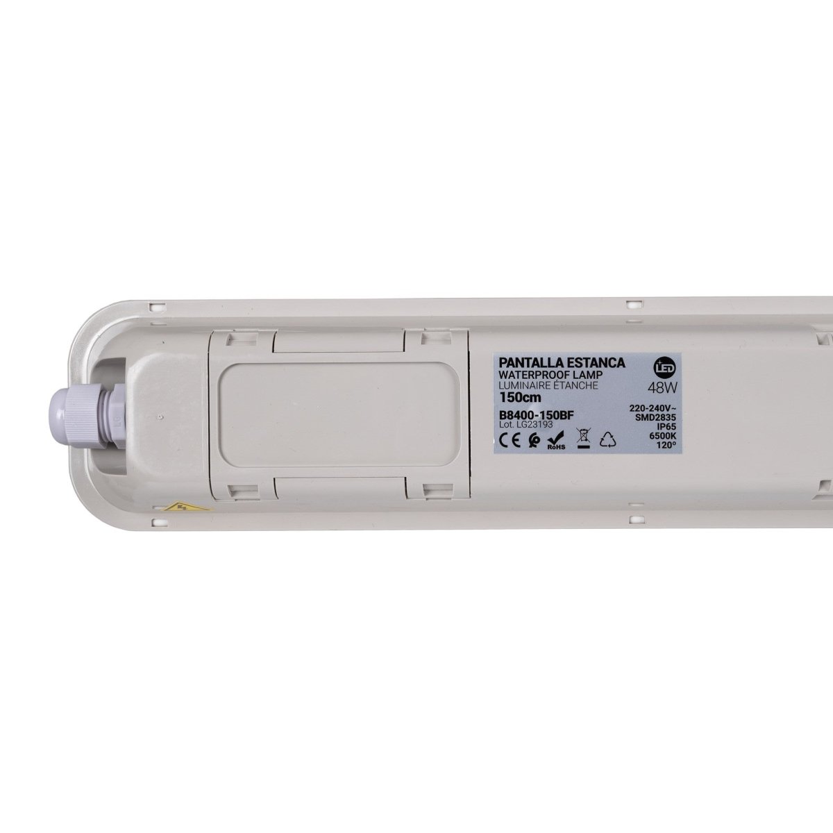 Pantalla estanca LED enlazable - 48W - 150cm - 6500K - Barcelona Led-
