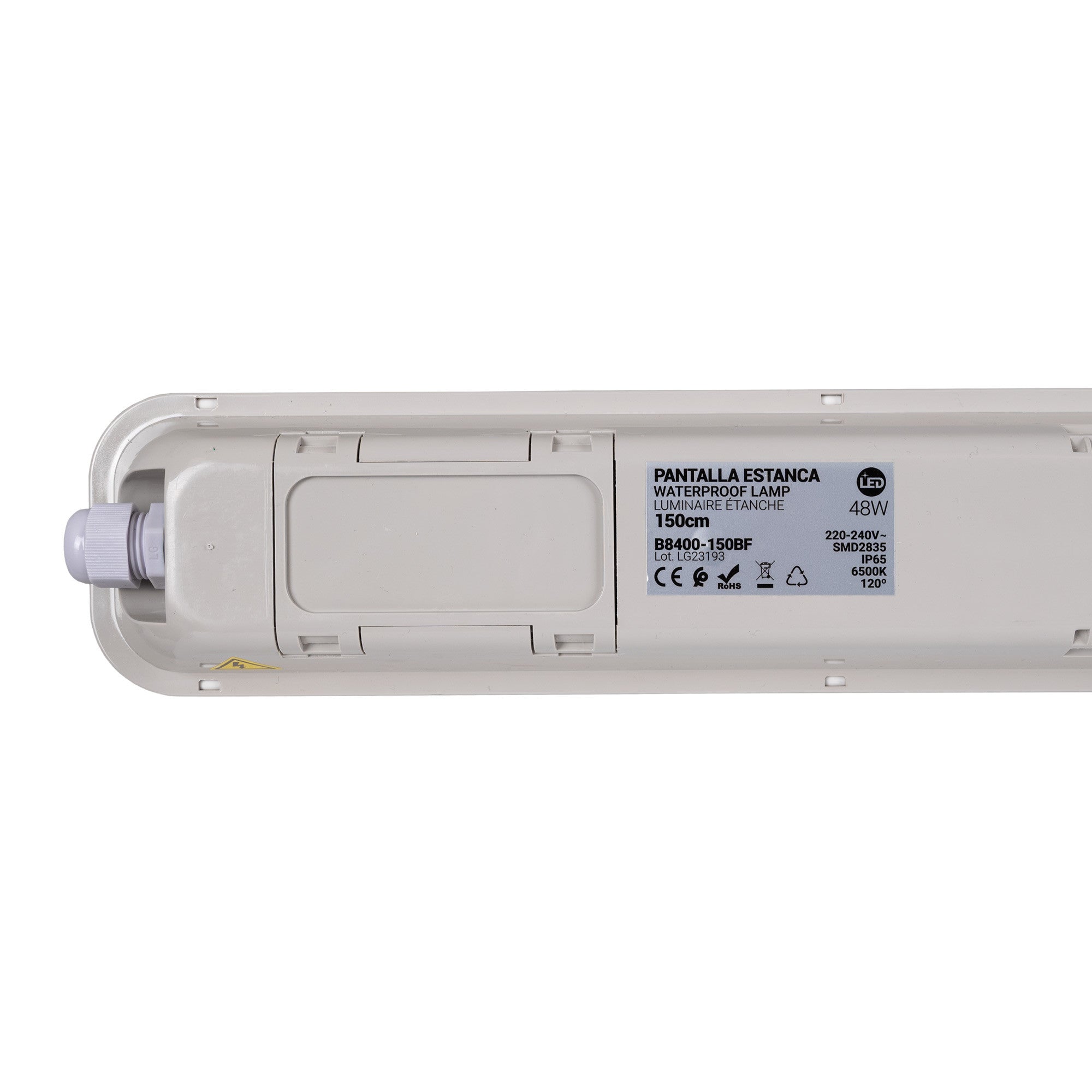 Pantalla estanca LED enlazable - 48W - 150cm - 6500K (6)