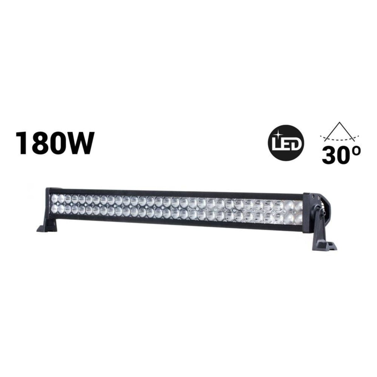 Barra LED 4x4 todoterreno - 180W - 10-40V DC - 31 Pulgadas - 12.000 lm - Ángulo 30º - Barcelona Led-
