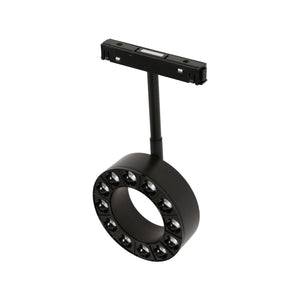 Luminaria circular LED para carril magnético 48V - Ø11,5cm - 12W - CRI90 - UGR18 - OSRAM (6)