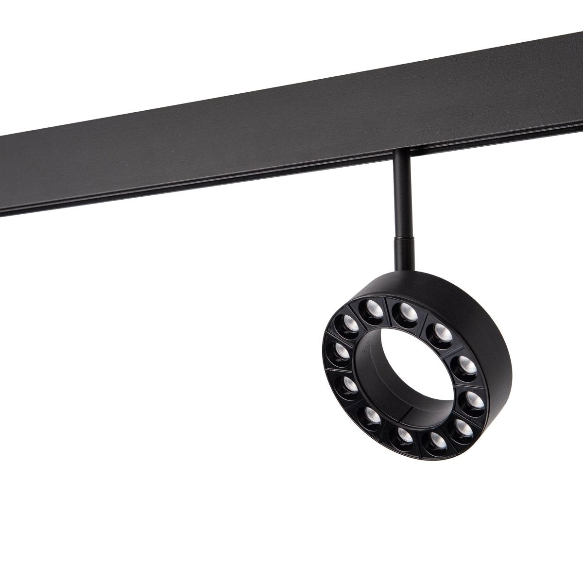 Luminaria circular LED para carril magnético 48V - Ø11,5cm - 12W - CRI90 - UGR18 - OSRAM - Barcelona Led-